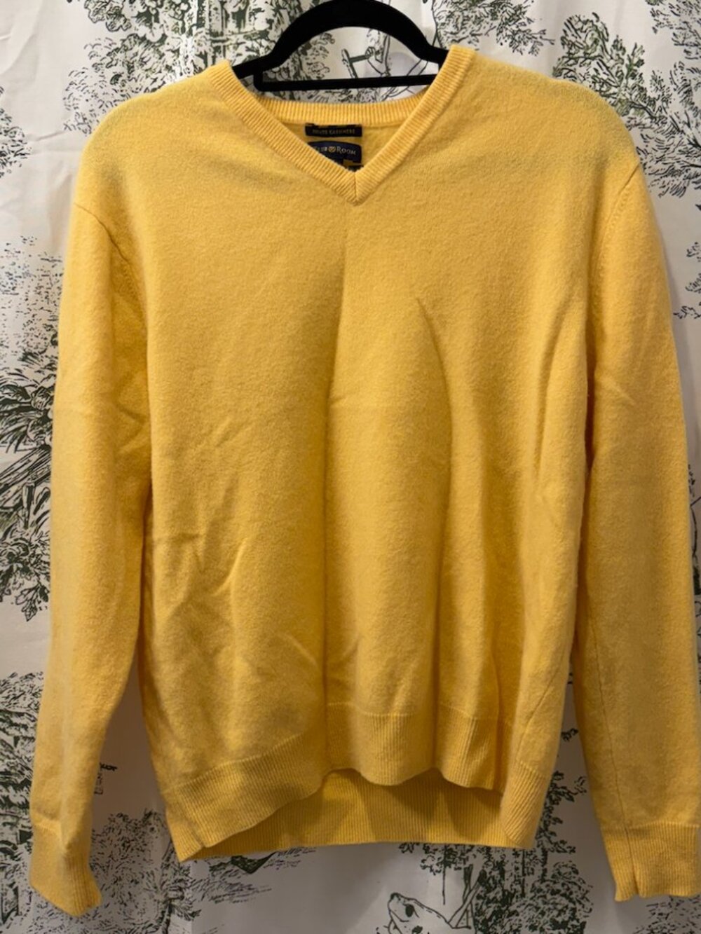 Club Room Men's Yellow Jumper